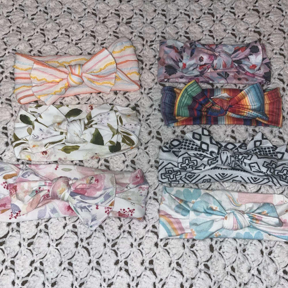 Set of 7 Patterned Headbands